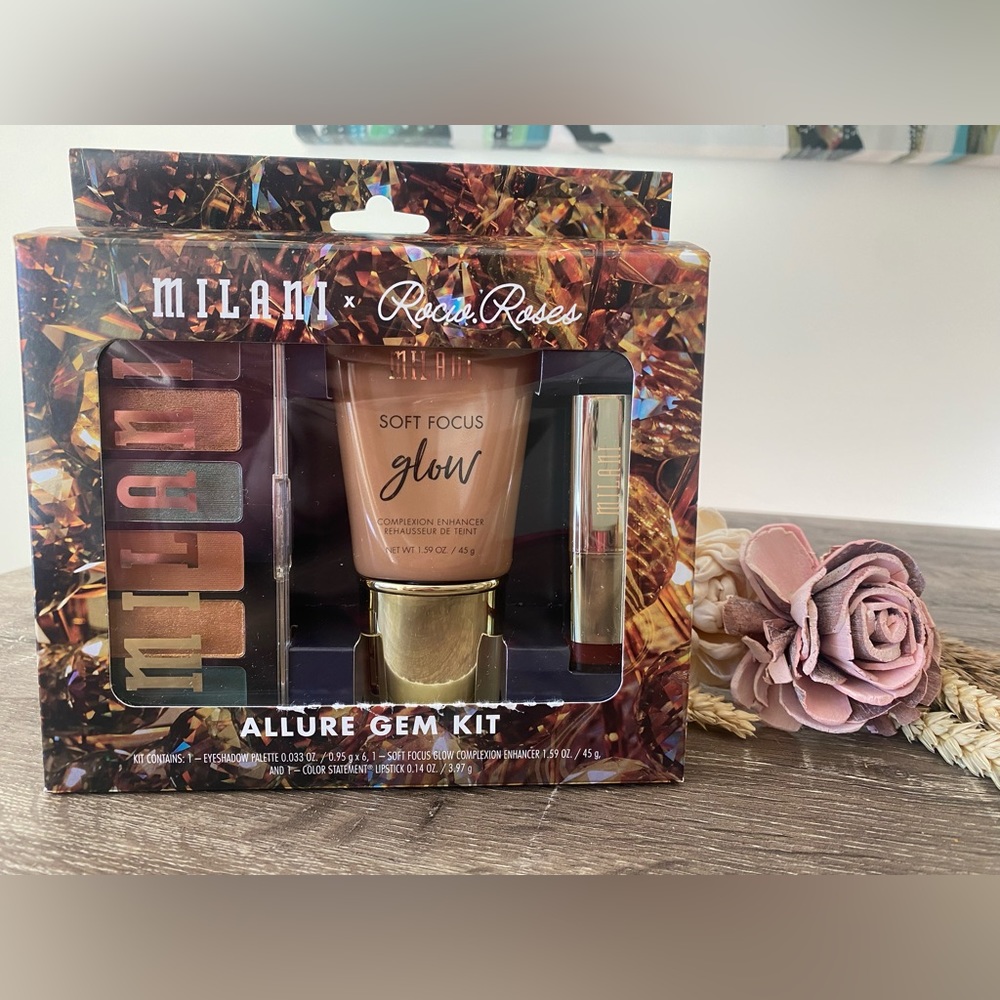 NWT MILANI MAKEUP THE ALLURE GEM KIT COLLABORATION WITH ROCIO SORIA